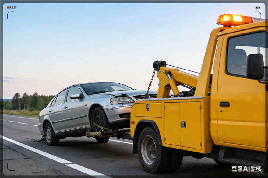 梅河口拖车救援电话【案例】